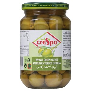 Crespo Whole Green Olives 354G