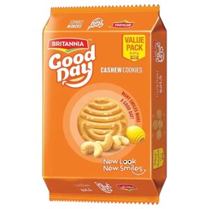 Britannia Good Day Cashew Cookies 72G X8