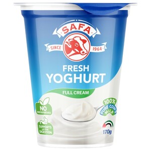 Safa Fresh Yoghurt Full Cream 170G