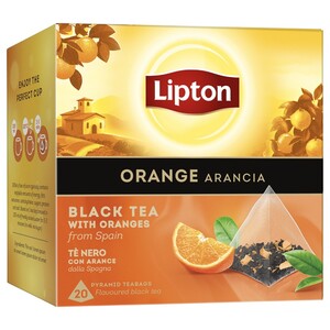 Lipton Black Tea With Orange 20 Bags 34G