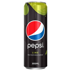 Pepsi Carbonated Soft Drink Black Lime Can 355Ml