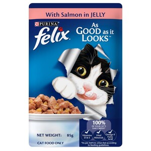 Felix Cat Food With Salmon Jelly 85G