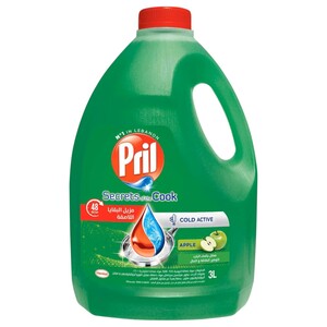 Pril Dishwashing Liquid Cold Active Apple 3L