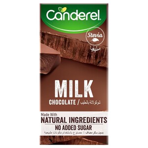 Canderel Natural Stevia Milk Chocolate 75G