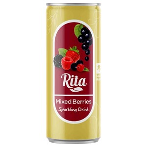 Rita Sparkling Drink Mixed Berries 240Ml