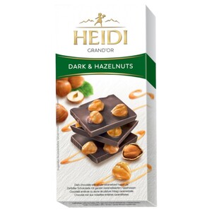 Heidi Chocolate Dark & Hazelnut 100G
