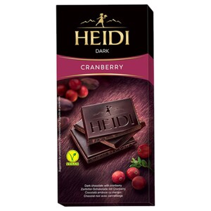 Heidi Chocolate Dark Cranberry 80G