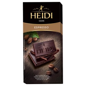 Heidi Chocolate Dark Espresso 80G