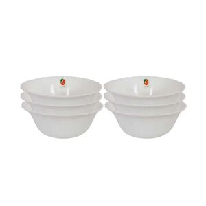 Windcera Soup Bowl 6" White 6 Pcs Set Op 10104