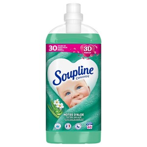 Soupline Liquid Fabric Softener Concentre Note D'aloe 1.3L