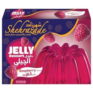 Shehrazade Jelly Dessert Raspberry 85G