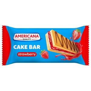 Americana Cake Bar Strawberry 20G