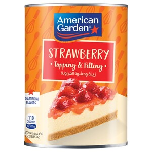 American Garden Topping & Filling Strawberry 595G
