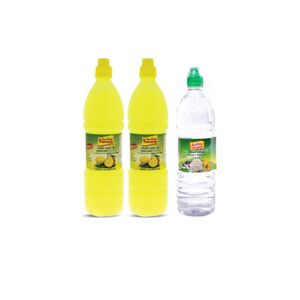 Yamama Lemon Juice 2 X 1L + 1L White Vinegar
