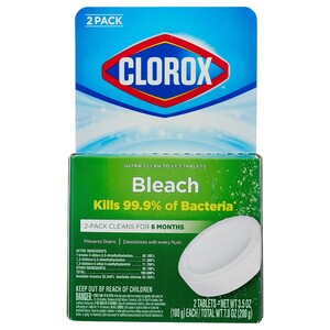 Clorox Automatic Toilet Bowl Cleaner Tablets Green 200G