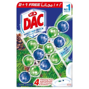 Dac Toilet Rim Block Pine Trio Power 2 + 1 Free 150G