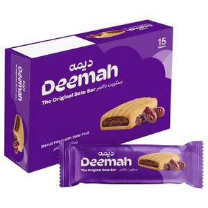 Deemah Biscuit Filled With Date Fruit 25G X15