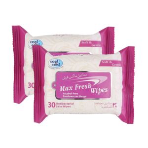 Cool & Cool Max Fresh Wipes 30 Sheets