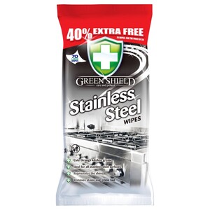 Green Shield Stainless Steel Wipes 70 Sheets
