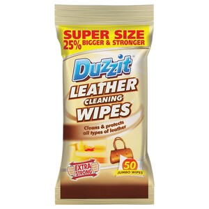 Duzzit Leather Cleaning Wipes 50 Pieces