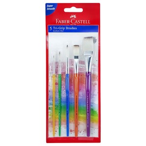 Faber Castell Grip Paint Brushes Round & Flat