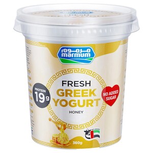 Marmum Fresh Greek Yogurt Honey No Added Sugar 360G