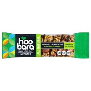 Hoo Bara Nut Bars Pistachio & Pumpkin Seeds 35G