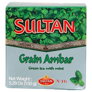 Sultan Grain Ambar Green Tea Mint 150G