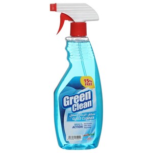 Al Emlaq Green Clean Glass Cleaner Blue 690Ml