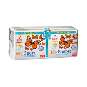 My Secret Night Drysilk Super Economy Pads 2X7 14Pcs