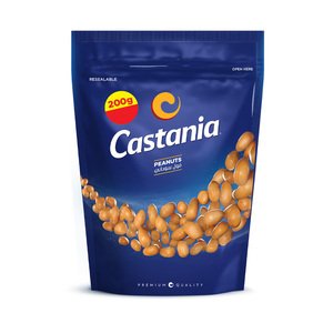 Castania Peanuts Blanched 200G