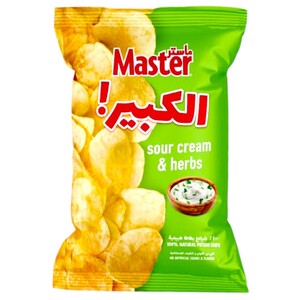 Master Chips Sour Cream & Herbs 170G