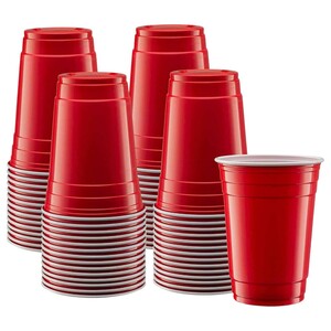 Vaisselle Festive Red Cup 16Oz 50 Pieces