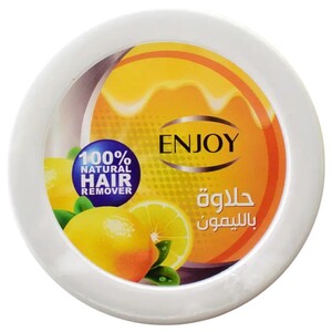Enjoy Natural Hair Remover With Lemon Fast & Effective Waxing 400G
