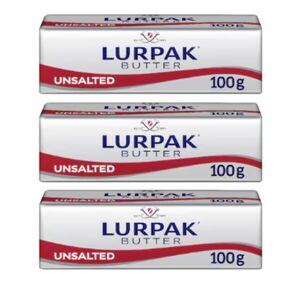 Lurpak Unsalted Butter 100 Gr 3 Pcs