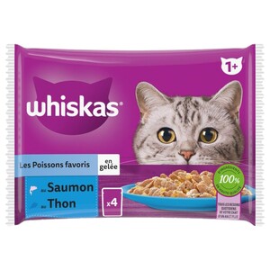 Whiskas Adult Fish Selection 4 Pieces 85G