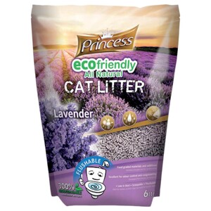 Princess Eco Friendly Cat Litter Lavender 6L