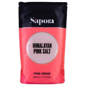 Sapora Himalayan Pinl Salt Fine Grind 800G