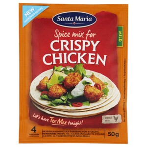 Santa Maria Crispy Chicken Spice Mix 50G