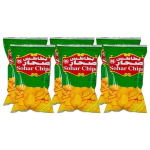 Sohar Potato Chips Salt 100G X6