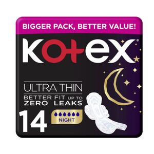 Kotex Natural Ultra Thin Pads Night 14 Pcs