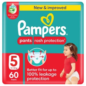 Pampers Pants Rash Protection Size 5 60 Pieces