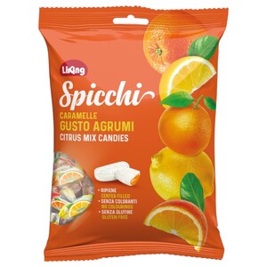 Liking Spicchi Citrus Mix Filled Candy 150G