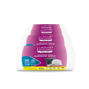 Emirates Royal Rolls Trash Bag White 10 Gal 54X60 - 4 Pcs