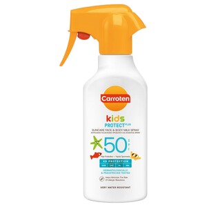 Carroten Kids Protect Plus Suncare Face & Body Milk Spray Spf50 270Ml