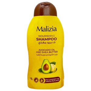 Malizia Shampoo Avocado Oil & Shea Butter For Dry & Damaged Hair 400Ml