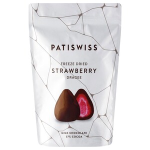 Patiswiss Milk Chocolate Strawberry Dragee 80G