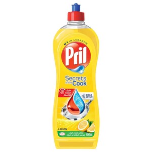 Pril Dishwashing Liquid Cold Active Lemon 650Ml