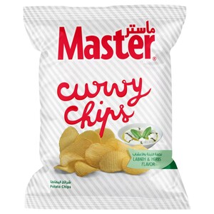 Master Curvy Chips Labneh & Herbs 70G