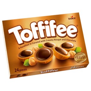 Storck Toffifee Hazelnut In Caramel With Creamy Naugat And Chocolate 24 Pieces 200G